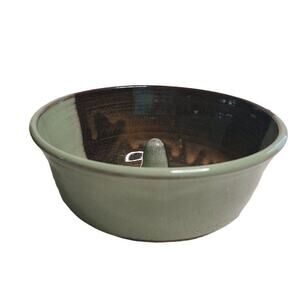 Handmade Pottery Kitchen Bakeware, Marble Stoneware Ceramic Apple Baker